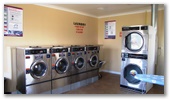 Hopkins River Caravan Park - Warrnambool: Interior of laundry 