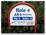 Waratah Golf Course - Argenton: Hole 4 - Par 5, 384 metres