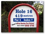 Waratah Golf Course - Argenton: Hole 16 - Par 5, 419 metres