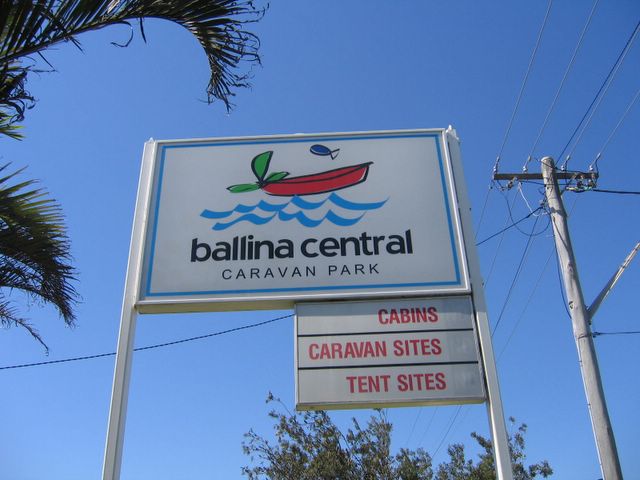 BIG4 Ballina Central Holiday Park 2006 - Ballina: Welcome sign