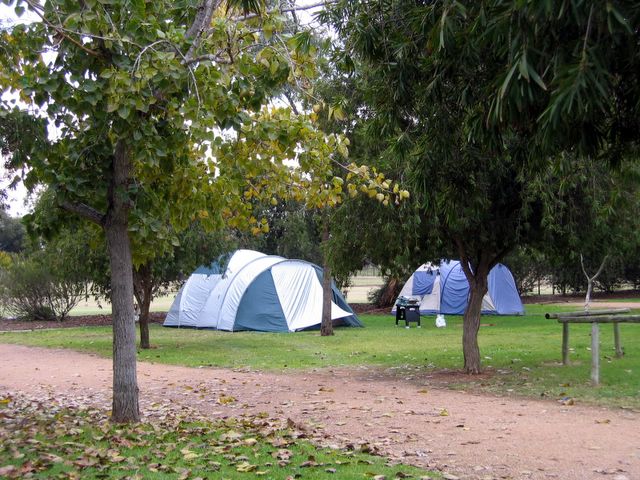Berri Riverside Caravan Park 2006 - Berri: Area for tents and camping