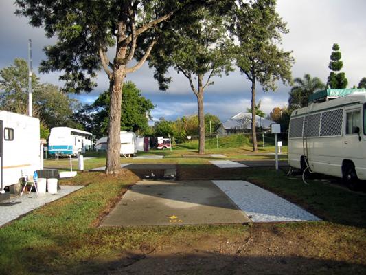 Newmarket Gardens Caravan Park - Ashgrove Brisbane: Powered sites for caravans with large slabs