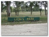 Bundarra Lions Park Campground - Bundarra: Welcome sign