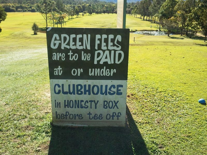 Canungra Area Golf Club - Canungra: Green Fees need to be paid at the Club or Honesty box prior to tee off