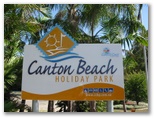 Canton Beach Holiday Park - Toukley NSW 2009: Canton Beach Holiday Park welcome sign