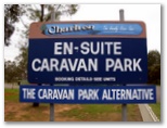 Charlton Travellers Rest Ensuite Caravan Park - Charlton: Charlton En-suite Caravan Park welcome sign