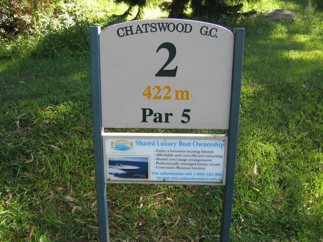 Chatswood Golf Course - Chatswood: Hole 2 - Par 5, 422 meters