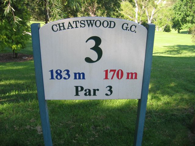 Chatswood Golf Course - Chatswood: Hole 3 - Par 3, 183 meters