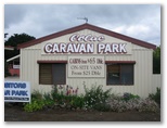 Colac Caravan and Cabin Park - Colac: Colac Caravan Park welcome sign.