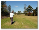Orara Park Golf Course - Coutts Crossing: Fairway view Hole 8 - the fairway dog legs to the left and is quite tricky.