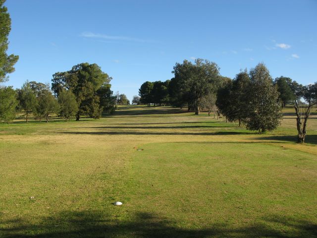 Cowra Golf Club - Cowra: Fairway view on Hole 9.
