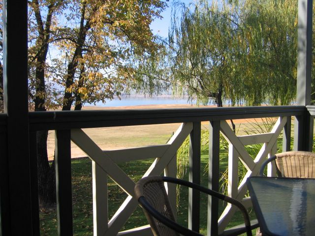 Boathaven Holiday Park - Ebden: View from cottage verandah