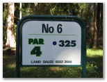 Emerald Downs Golf Course - Port Macquarie: Hole 6 - Par 4, 325 meters