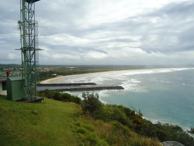Silver Sands Holiday Park - Evans Head: Lookout over beach 
