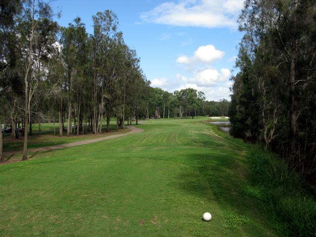 Gainsborough Greens Golf Course - Pimpama: Fairway view on Hole 2