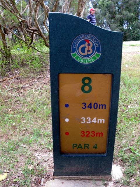 Gainsborough Greens Golf Course - Pimpama: Hole 8 Par 4, 340 meters