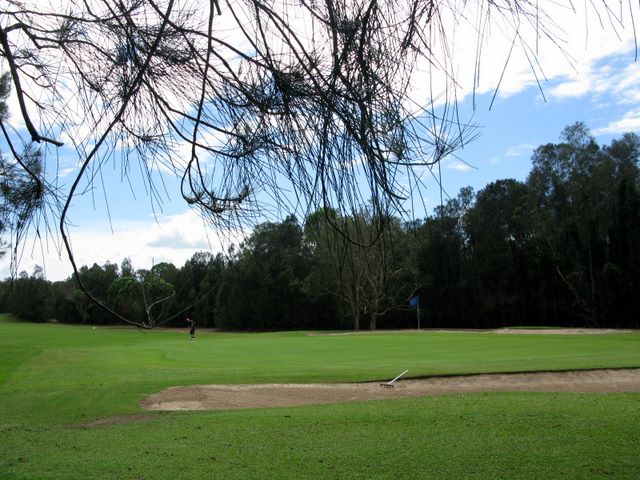Gainsborough Greens Golf Course - Pimpama: Green on Hole 8