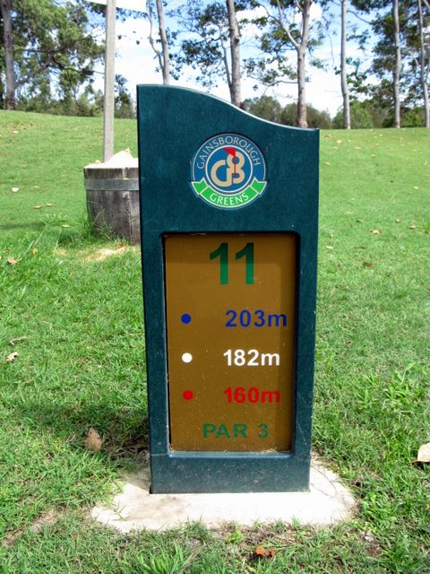 Gainsborough Greens Golf Course - Pimpama: Hole 11 Par 3, 203 meters