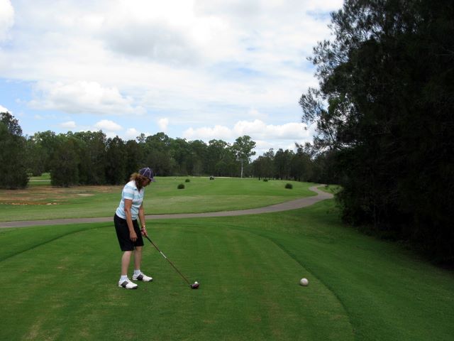 Gainsborough Greens Golf Course - Pimpama: Fairway view on Hole 13
