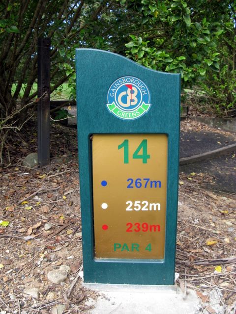 Gainsborough Greens Golf Course - Pimpama: Hole 14 Par 4, 267 meters