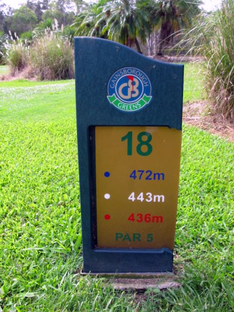 Gainsborough Greens Golf Course - Pimpama: Hole 18 Par 5, 472 meters