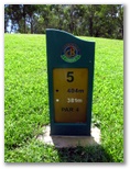 Gainsborough Greens Golf Course - Pimpama: Hole 5 Par 4, 404 meters