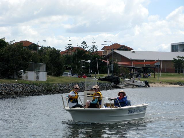 Gold Coast Canals - Gold Coast: Gold Coast Canals - Gold Coast Queensland - Album 1: Having fun in a tinny