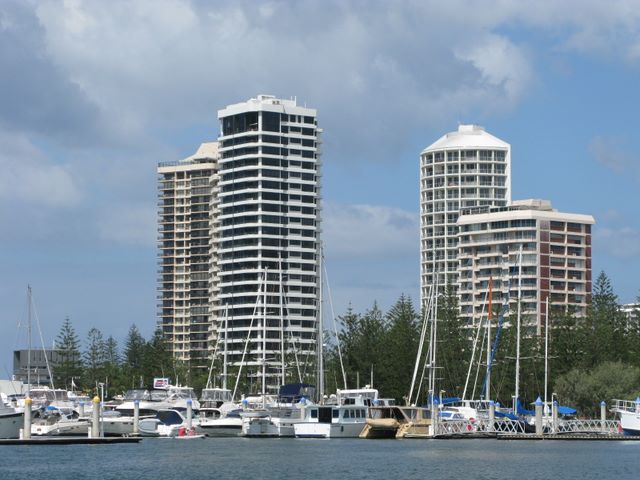 Gold Coast Canals - Gold Coast: Gold Coast Canals - Gold Coast Queensland - Album 1: Part of the Marina on The Spit