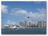 Gold Coast Canals - Gold Coast: Gold Coast Canals - Gold Coast Queensland - Album 2: Helicopter approaching the Marina