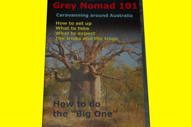Grey Nomad 101 - Caravanning around Australia DVD by Sid and Sandie: Grey Nomad 101 DVD Cover