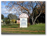 Gulgong Golf Course - Gulgong: Gulgong Golf Course welcome sign