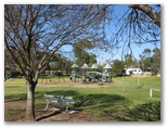 Hillston Caravan Park - Hillston: Playground for children in adjacent park