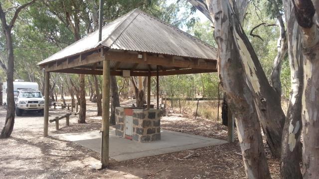 Huntly Lions Park - Huntly: Sheltered outdoor BBQ.