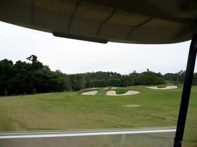 Hyatt Regency Coolum Golf Course - Coolum: Approach to the green on Hole - lots of bunkers guard the greens.