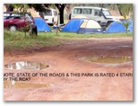 Hidden Valley Tourist Park - Kununurra: Note state of the roads and this park is rated 4 stars by the RCA