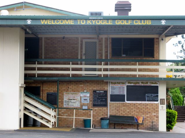 Kyogle Golf Course - Kyogle: Kyogle Golf Club welcome sign.