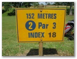 Kyogle Golf Course - Kyogle: Kyogle Golf Club  Hole 2, Par 3 152 metres.