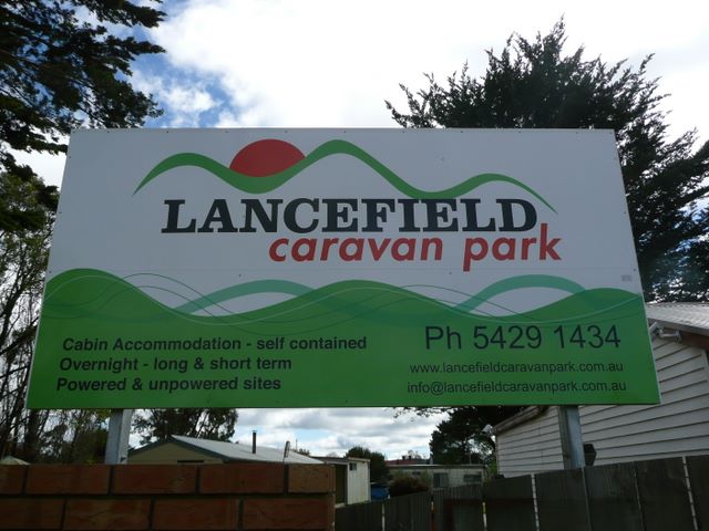 Lancefield Caravan Park - Lancefield: Lancefield Caravan Park welcome sign