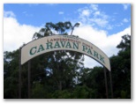 Landsborough Pines Caravan Park - Landsborough: Landsborough Pines Caravan Park welcome sign