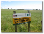 Maffra Golf Course Hole By Hole - Maffra: Hole 2 Par 3, 139 metres.  Sponsored by Bi-Magnetic Underlays.