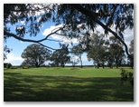 Maffra Golf Course Hole By Hole - Maffra: Approach to the green on Hole 3.