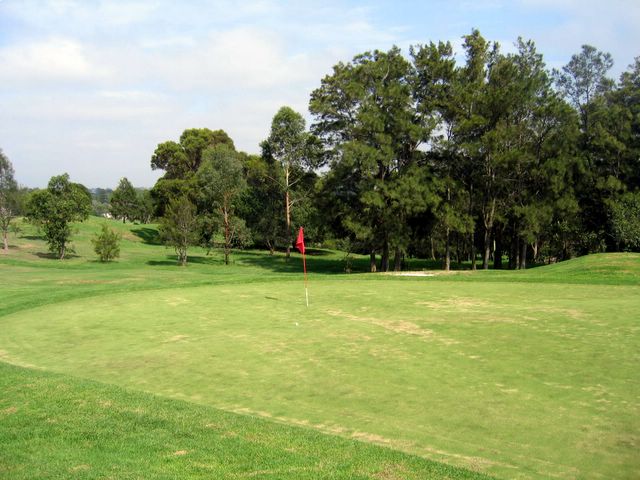 Marrickville Golf Course - Marrickville Sydney: Green on Hole 4