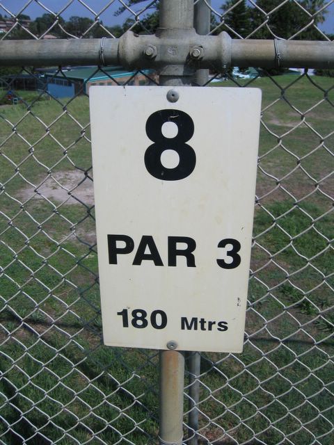 Marrickville Golf Course - Marrickville Sydney: Hole 8 - Par 3, 180 meters