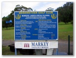 Merewether Golf Course - Adamstown: Merewether Golf Club welcome sign