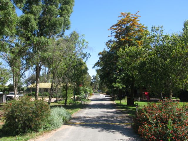 River Road Caravan Park - Mildura: Entrance to the Caravan Park