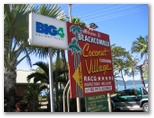 Beachcomber Coconut Caravan Village - Mission Beach South: Beachcomber Coconut Caravan Village welcome sign