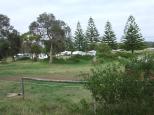 North Head Primitive Campground - Moruya Heads: View of the campsite from the ocean side