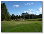 Moss Vale Golf Course - Moss Vale: Fairway view Hole 6.  Note the water in front of the green