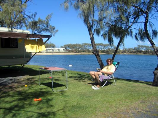 Active Holidays White Albatross - Nambucca Heads: Powered sites for caravans with water views.