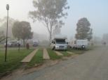 Narrandera Caravan Park - Narrandera: Drive through sites with concrete runways, ok for overnighters and larger rigs.